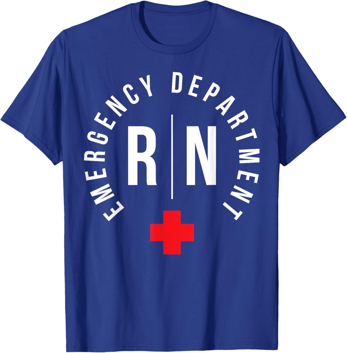 ER Nursing For Proud Emergency Nurse -Adults Black Short Sleeve Classic Fit T-Shirt - T-Shirt | Royal