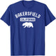 Bakersfield California Bear Retro Kern County Sequoia 661 T-Shirt - T-Shirt | Royal