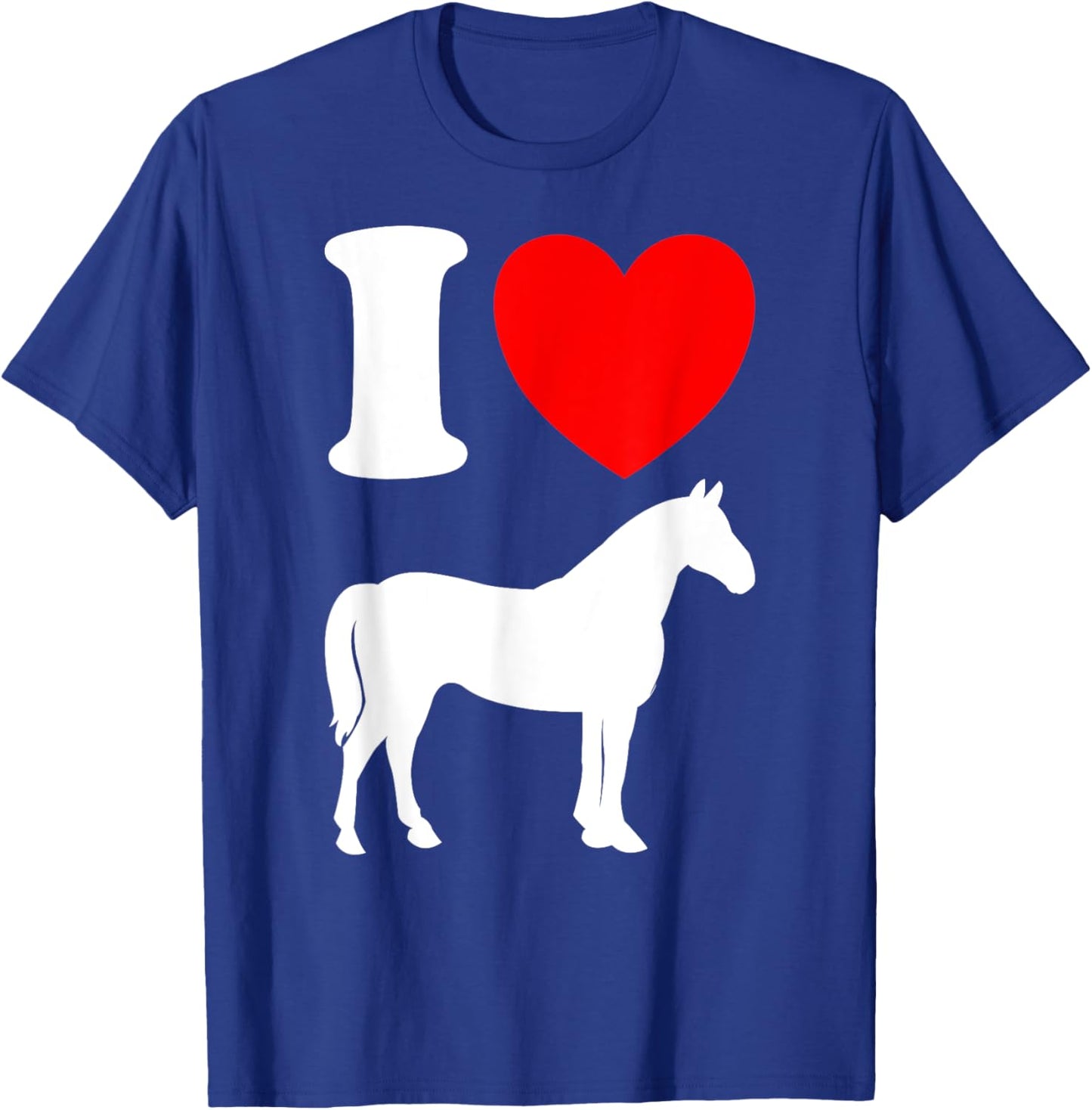 I Heart Horses T-Shirt - T-Shirt | Royal