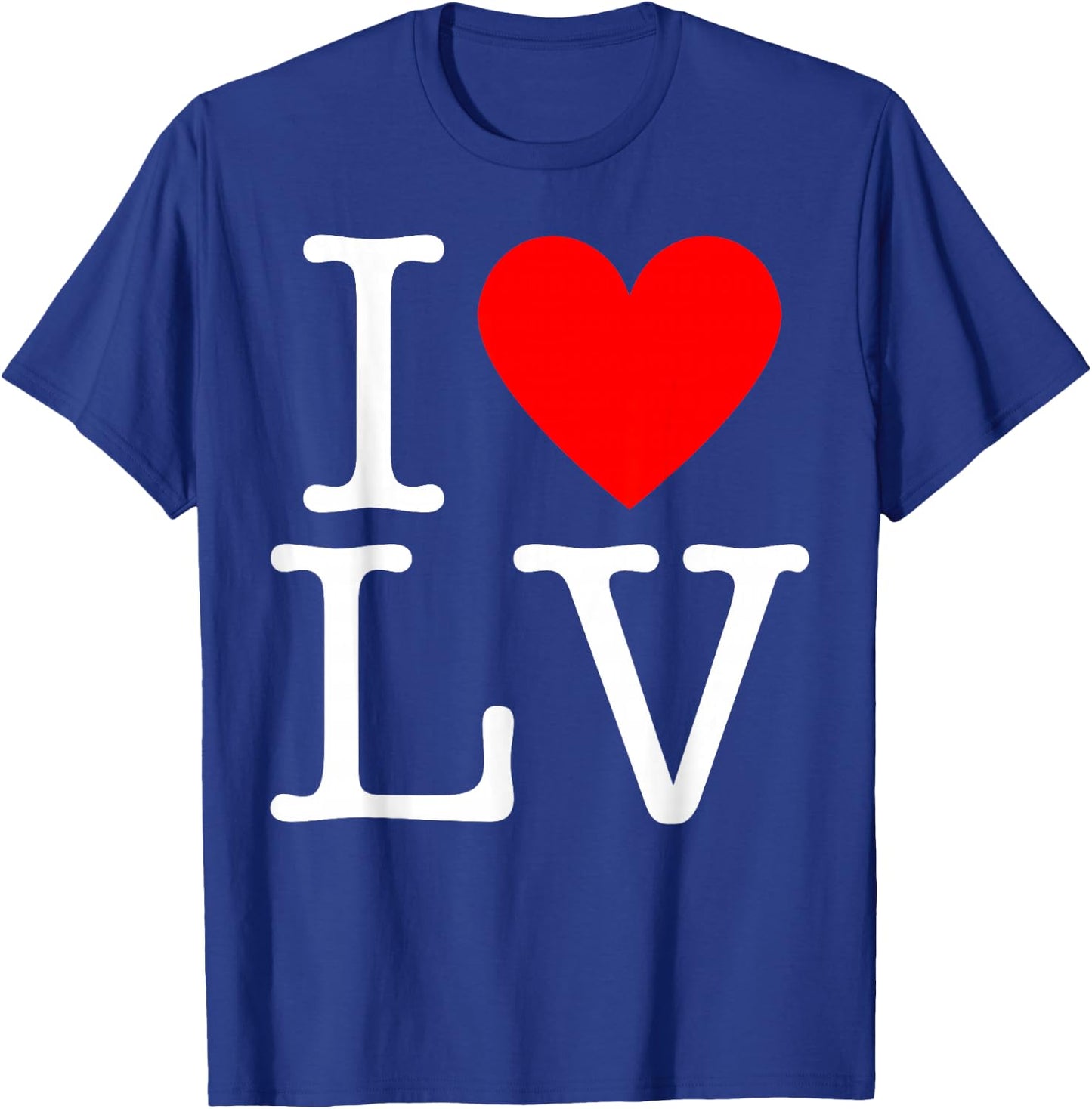 I Heart Las Vegas - I Love LV T-Shirt - T-Shirt | Royal