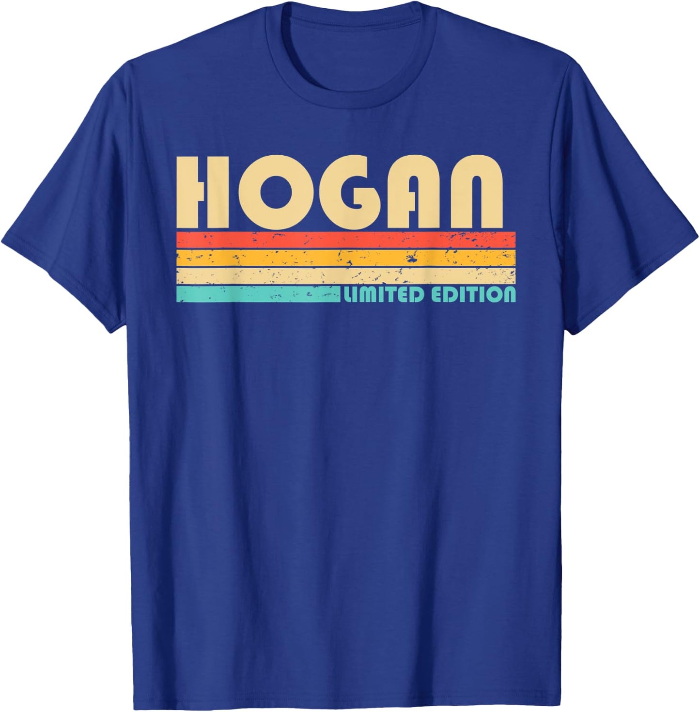 HOGAN Surname Funny Retro Vintage 80s 90s Birthday Reunion T-Shirt - T-Shirt | Royal