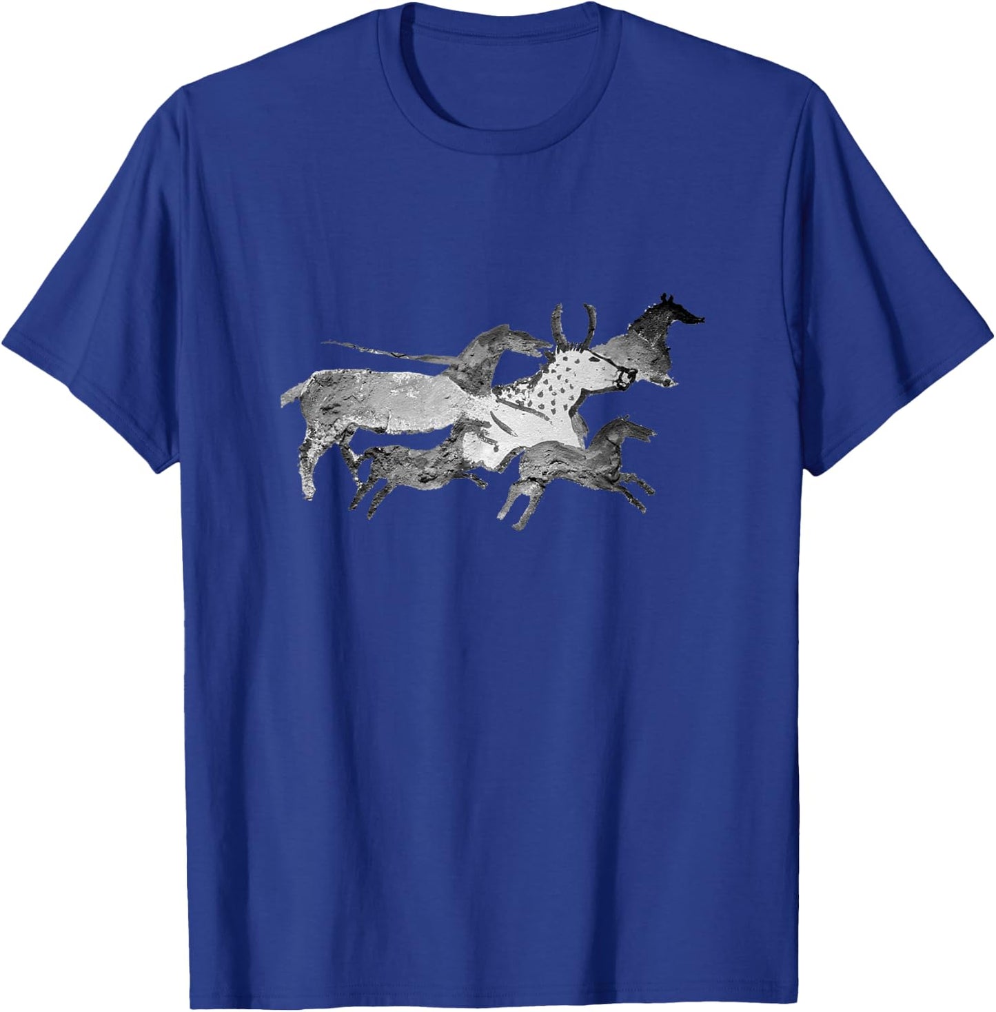 Lascaux Cave Art. Early horses cave paintings. T-Shirt - T-Shirt | Royal