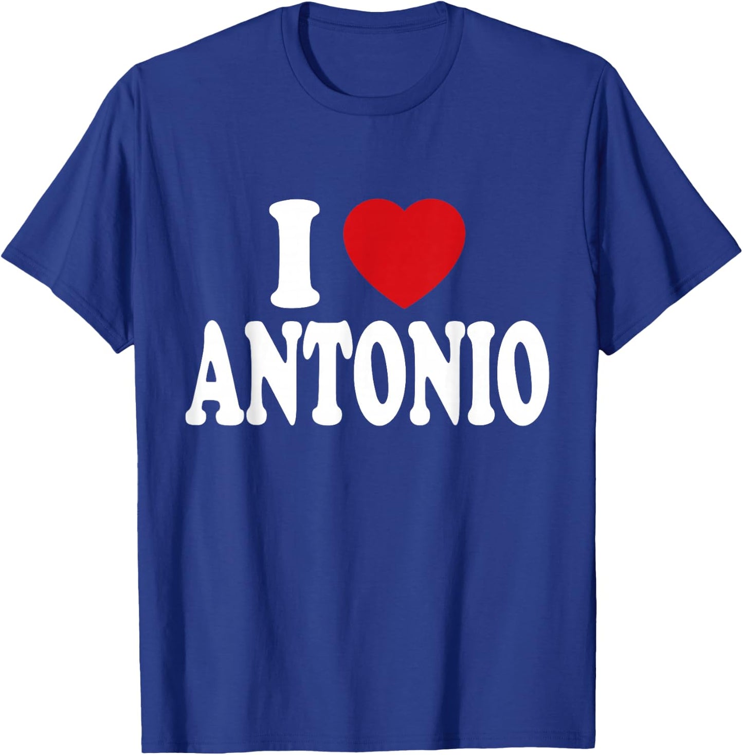 I Heart Love Antonio T-Shirt - T-Shirt | Royal