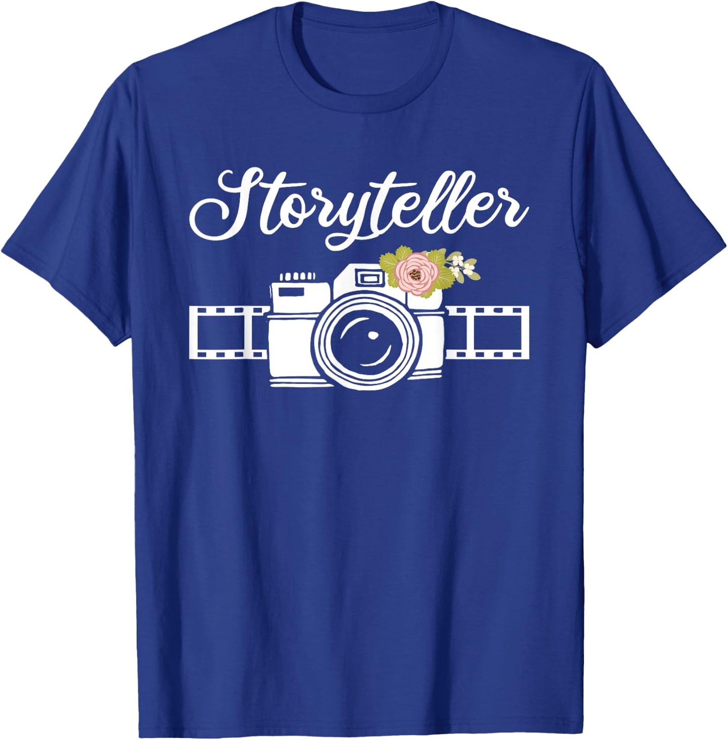 Funny Photography Art Women Photographer Camera Film T-Shirt - T-Shirt | Royal