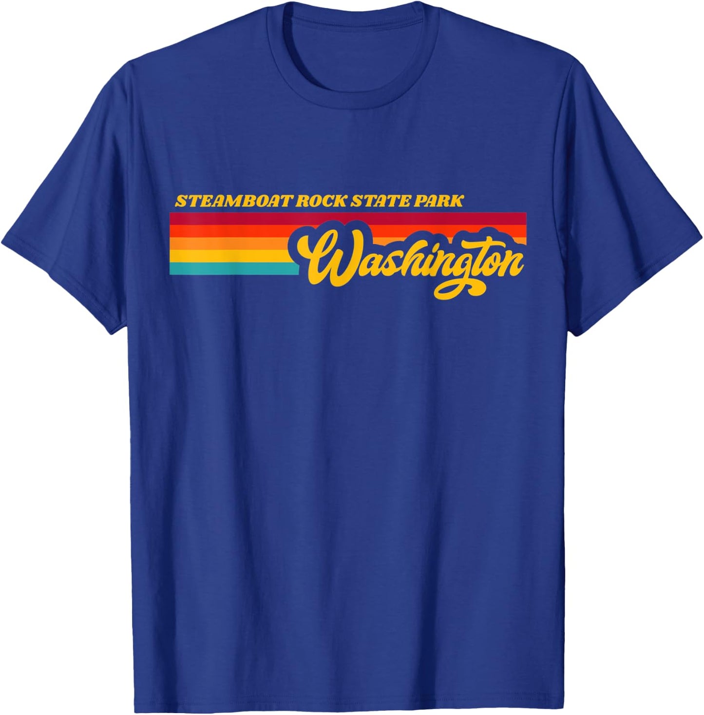 Washington STEAMBOAT ROCK State Park T-Shirt - T-Shirt | Royal
