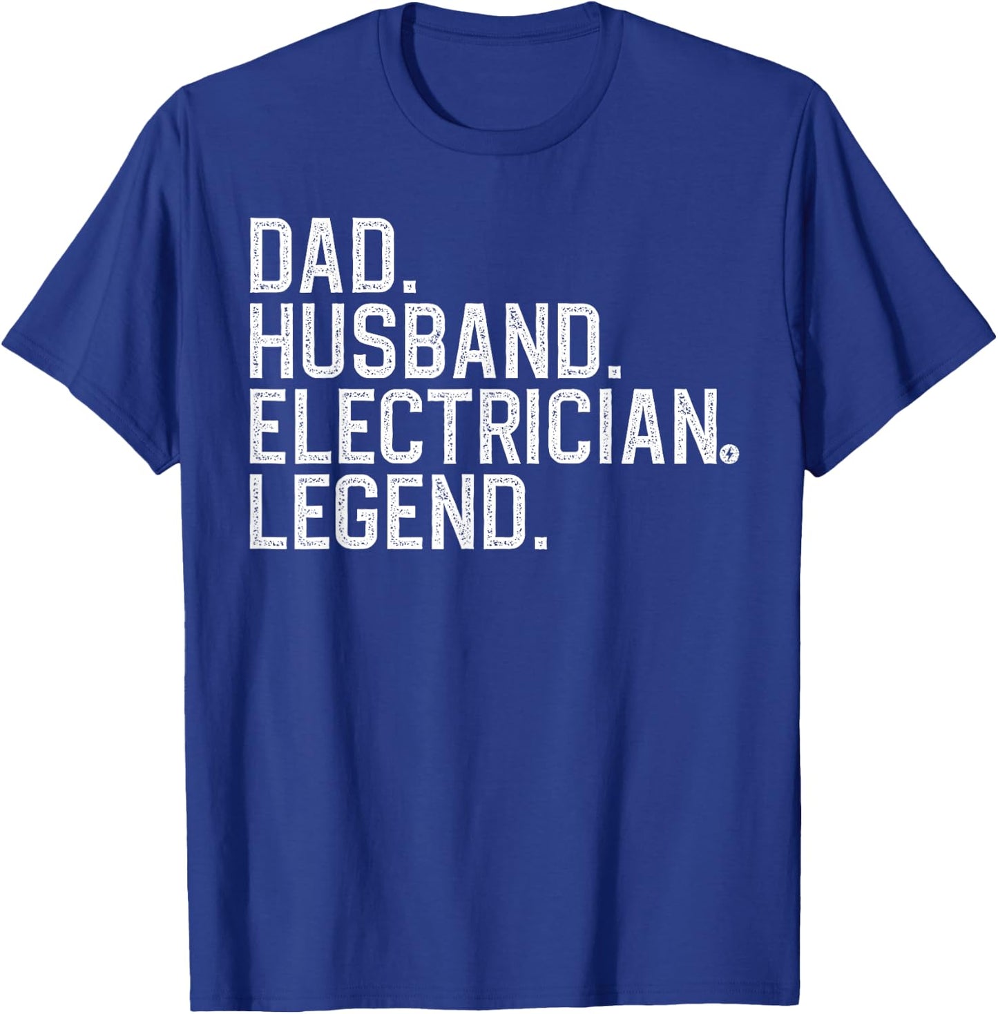 Cool Electrician For Dad Husband Professional Electrician T-Shirt - T-Shirt | Royal