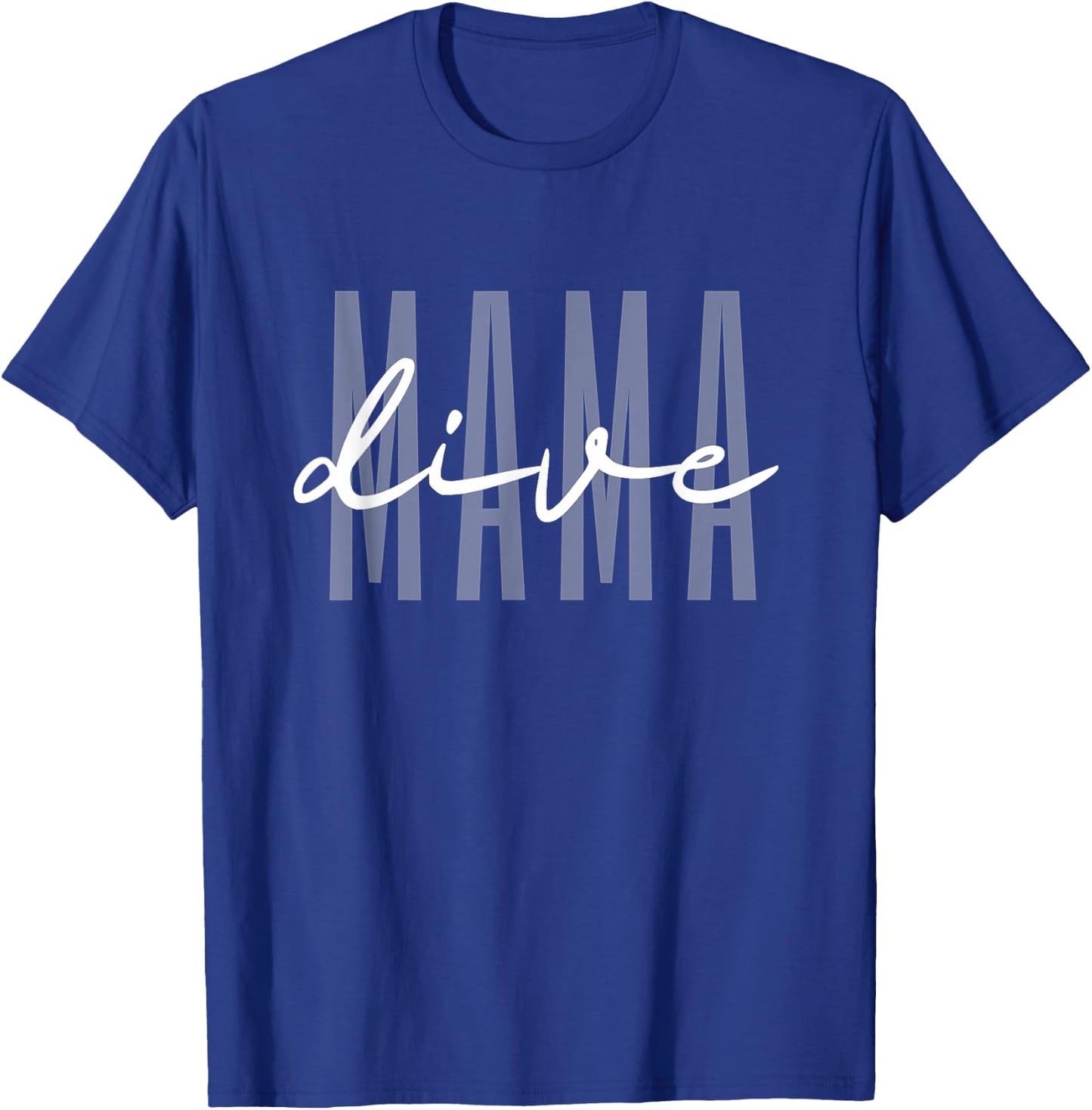 Dive Mama Dive Mom T-Shirt - T-Shirt | Royal