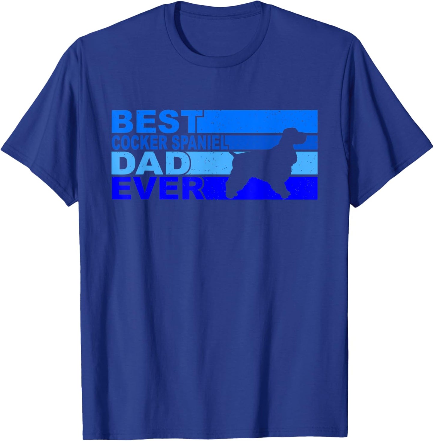 Best Cocker-Spaniel Dad Ever Cocker-Spaniel T-Shirt - T-Shirt | Royal