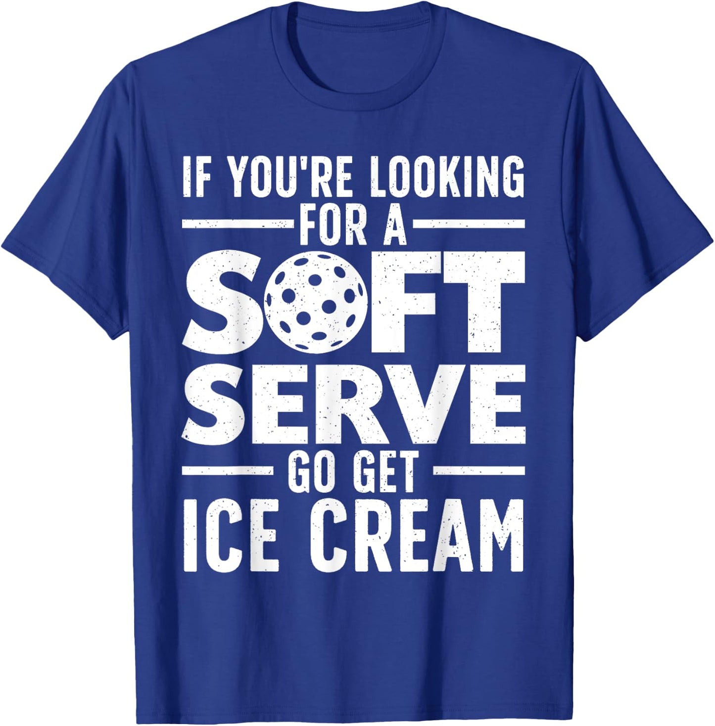 Cool Pickleball Women Pickle Ball Player Soft Serve T-Shirt - T-Shirt | Royal