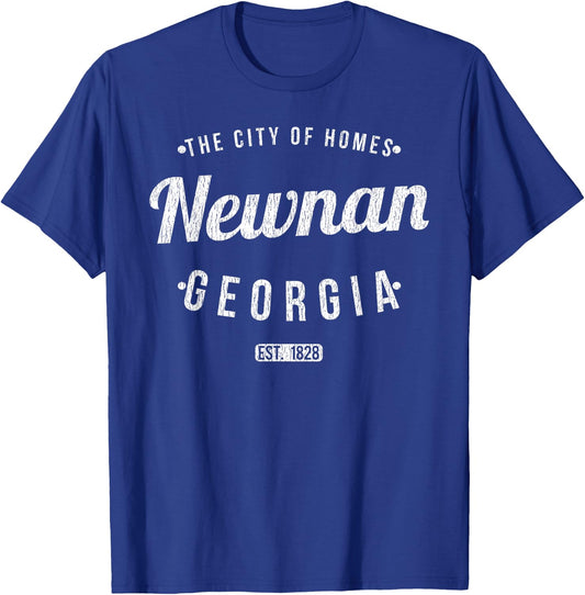 Newnan Georgia Retro Vintage Souvenir GA Newnan T-Shirt - T-Shirt | Royal