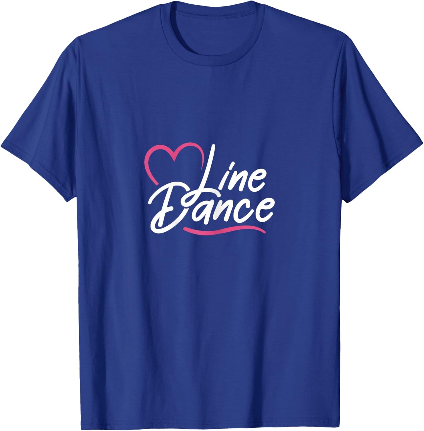 Line Dance Heart Western Line Dancing Cowgirl Dancer T-Shirt - T-Shirt | Royal