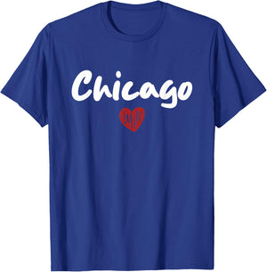 CHICAGO - I Love Chicago - Throwback Design - Classic T-Shirt - T-Shirt | Royal