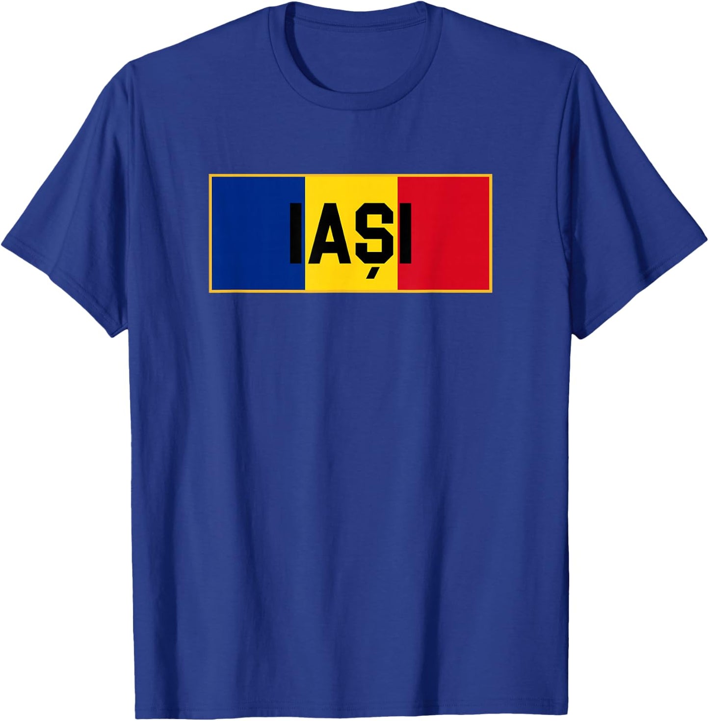 Iasi Romania Flag Romanian Pride Te iubesc T-Shirt - T-Shirt | Royal