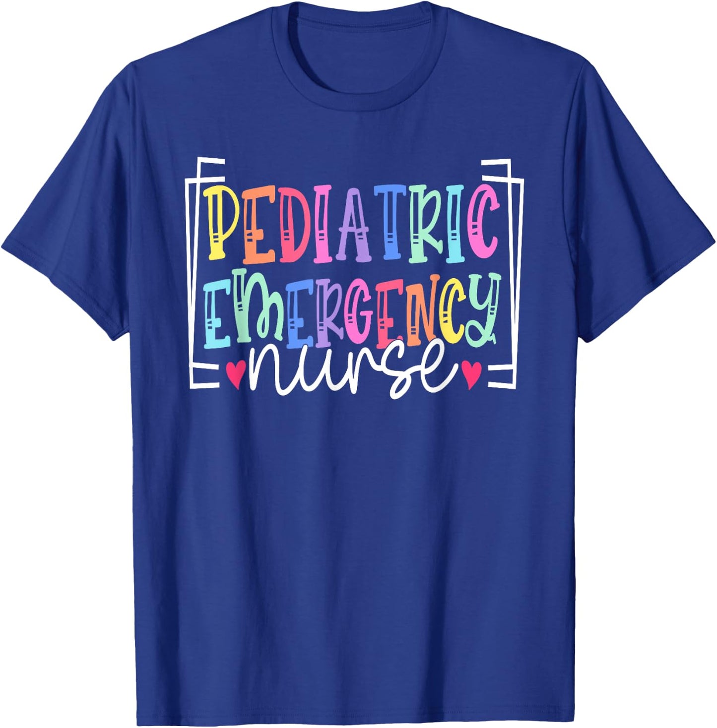Pediatric Emergency Nurse ER Nurse Pediatric ER Nurse School T-Shirt - T-Shirt | Royal