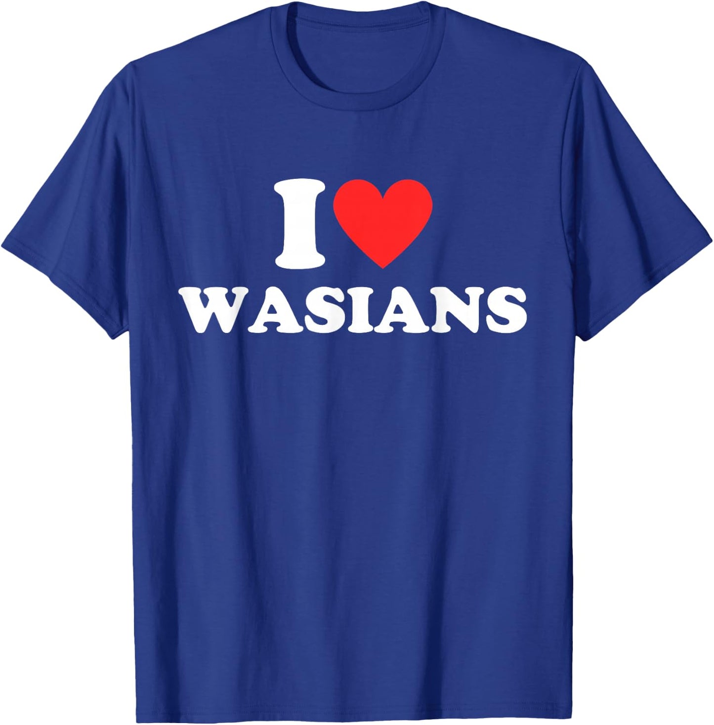 I Love Wasians I Heart Wasians Designs Boyfriend Girlfriend T-Shirt - T-Shirt | Royal
