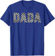 Pit Crew Dada Racing Car Family Matching Birthday Party T-Shirt - T-Shirt | Royal