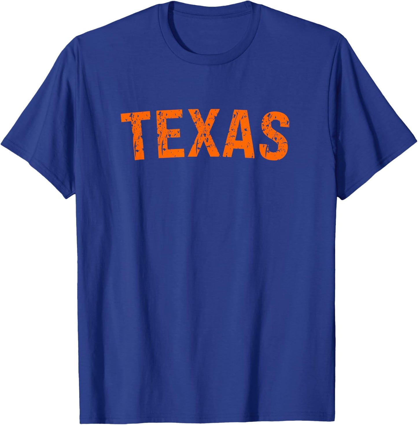 Vintage Texas Texas Orange Retro T-Shirt - T-Shirt | Royal