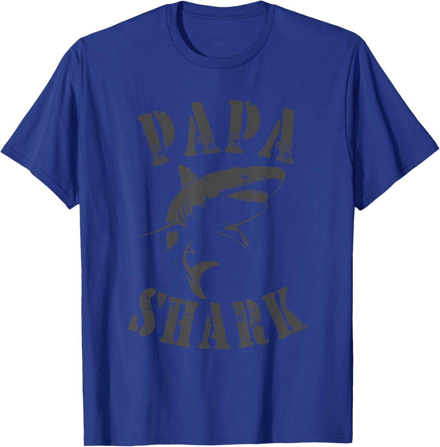 Vintage Classic Papa Shark T-Shirt - T-Shirt | Royal