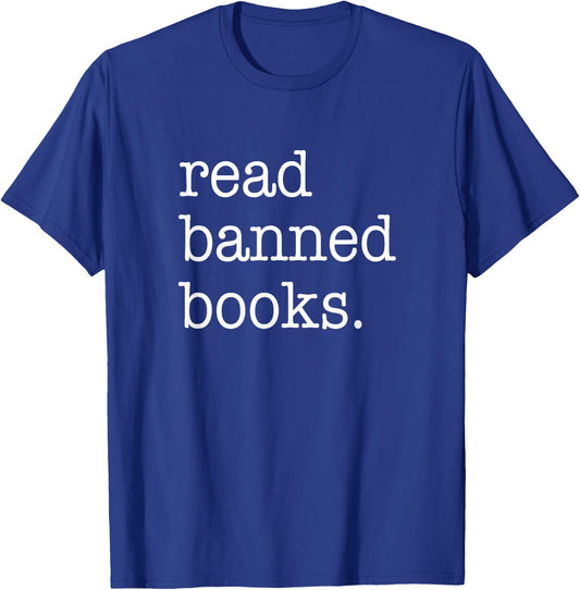 Read Banned Books T-Shirt - T-Shirt | Royal