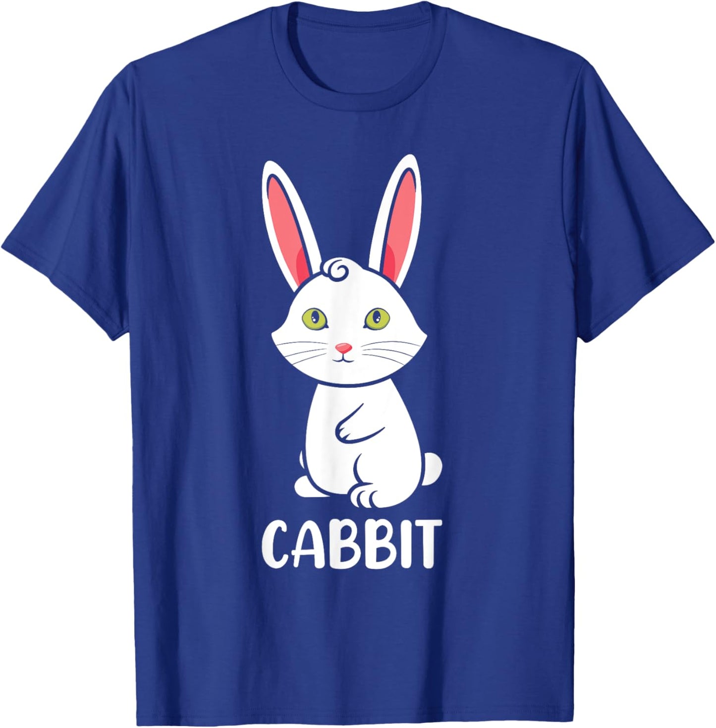 Lovely cat holder clothing cat rabbit lover cabbit Men Women T-Shirt - T-Shirt | Royal