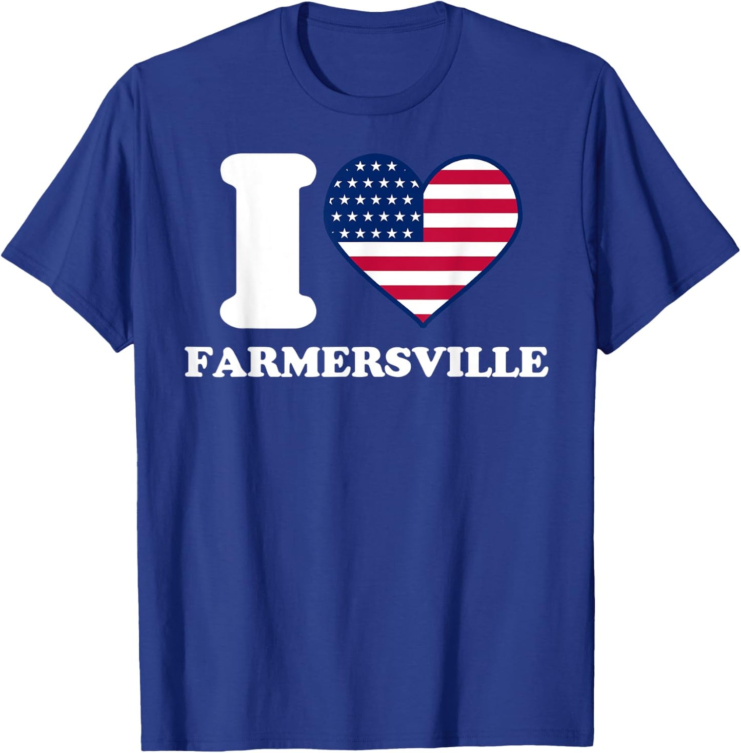 I love Farmersville I heart Farmersville T-Shirt - T-Shirt | Royal