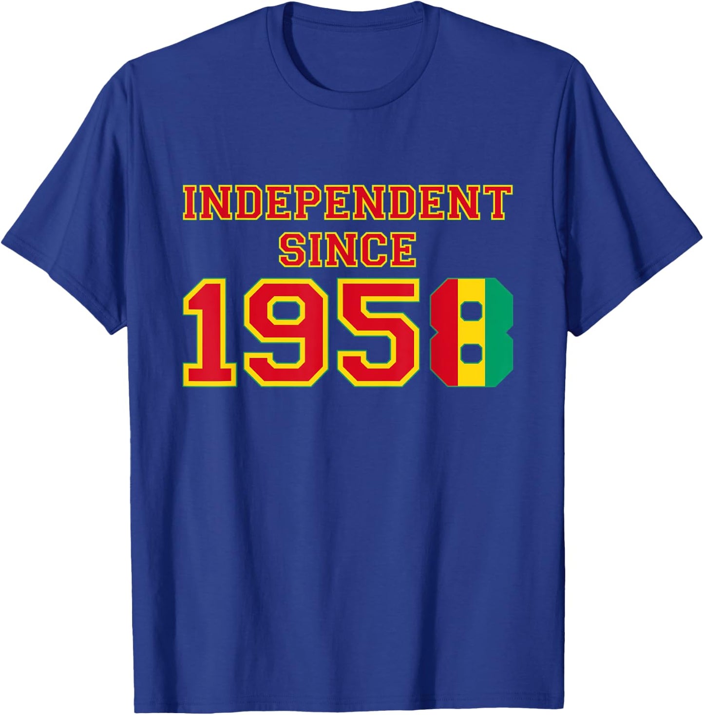 Guinea - Independent Since 1958 T-Shirt - T-Shirt | Royal