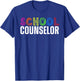 Funny School Counselor Art Women School Counseling T-Shirt - T-Shirt | Royal