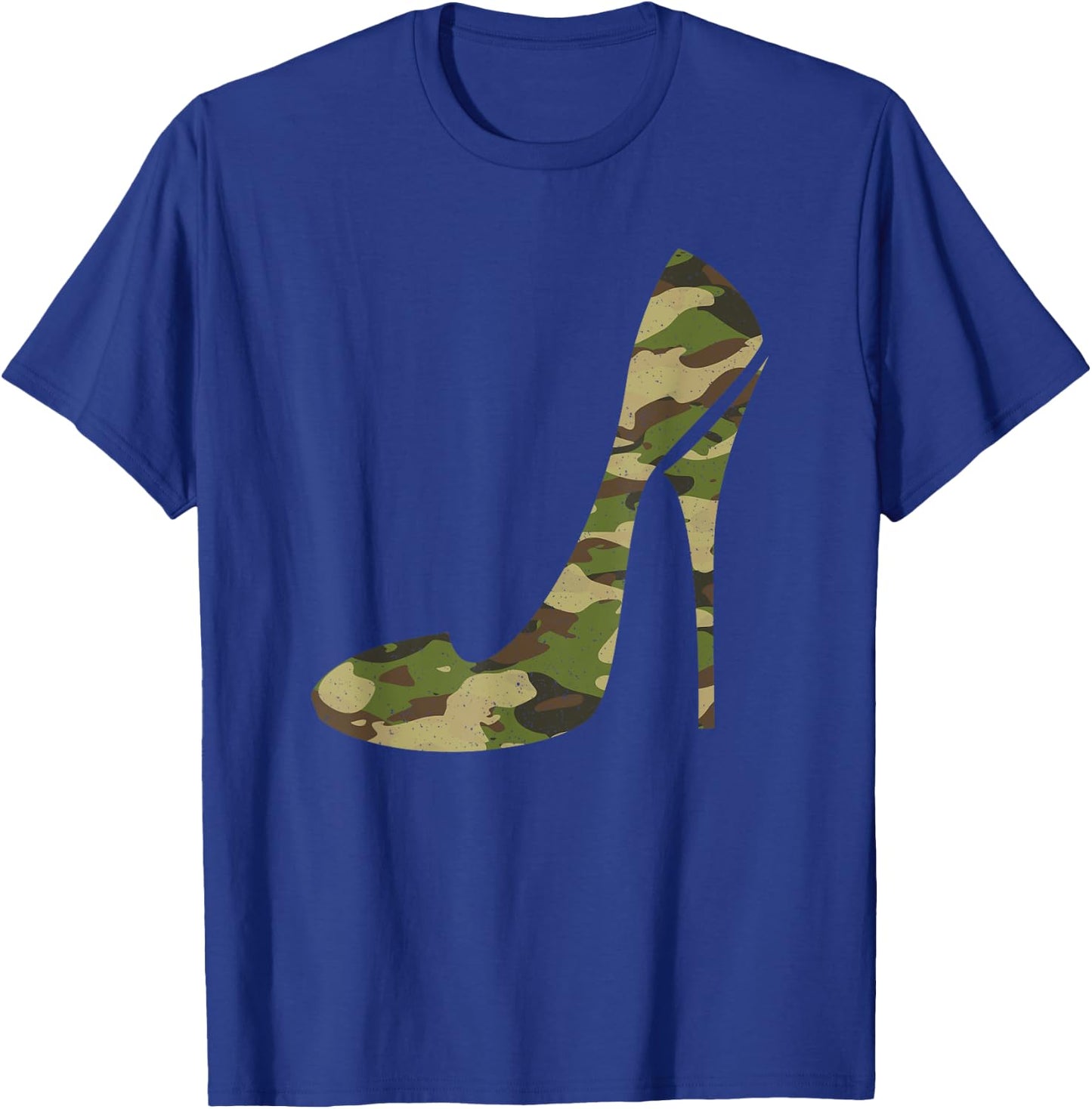 Cool Camouflage Art Girl Camo Clothes Costume Camo T-Shirt - T-Shirt | Royal