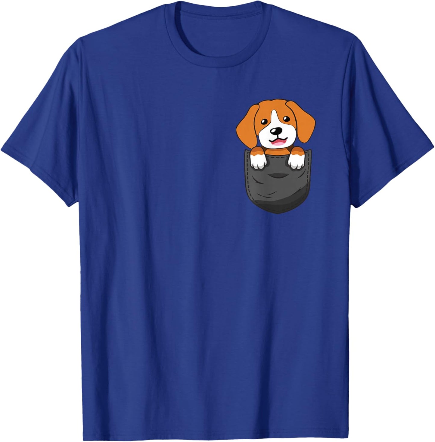 Beagle Dog In Pocket - Dog Trainer Animal Lover Puppy Lover Women Kids T-Shirt - T-Shirt | Royal