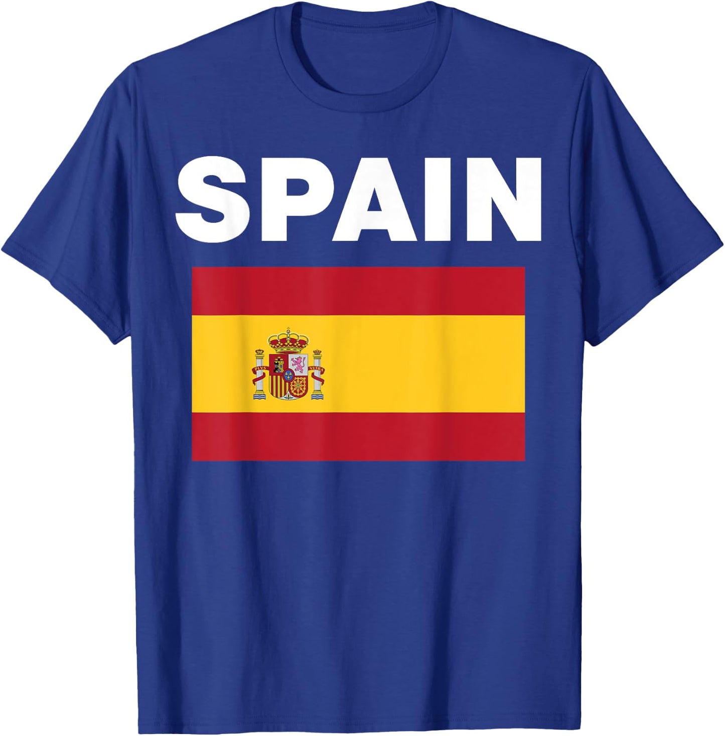 Spain Spanish Flag Heritage T-Shirt - T-Shirt | Royal