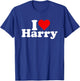 I Love Heart Harry T-Shirt - T-Shirt | Royal