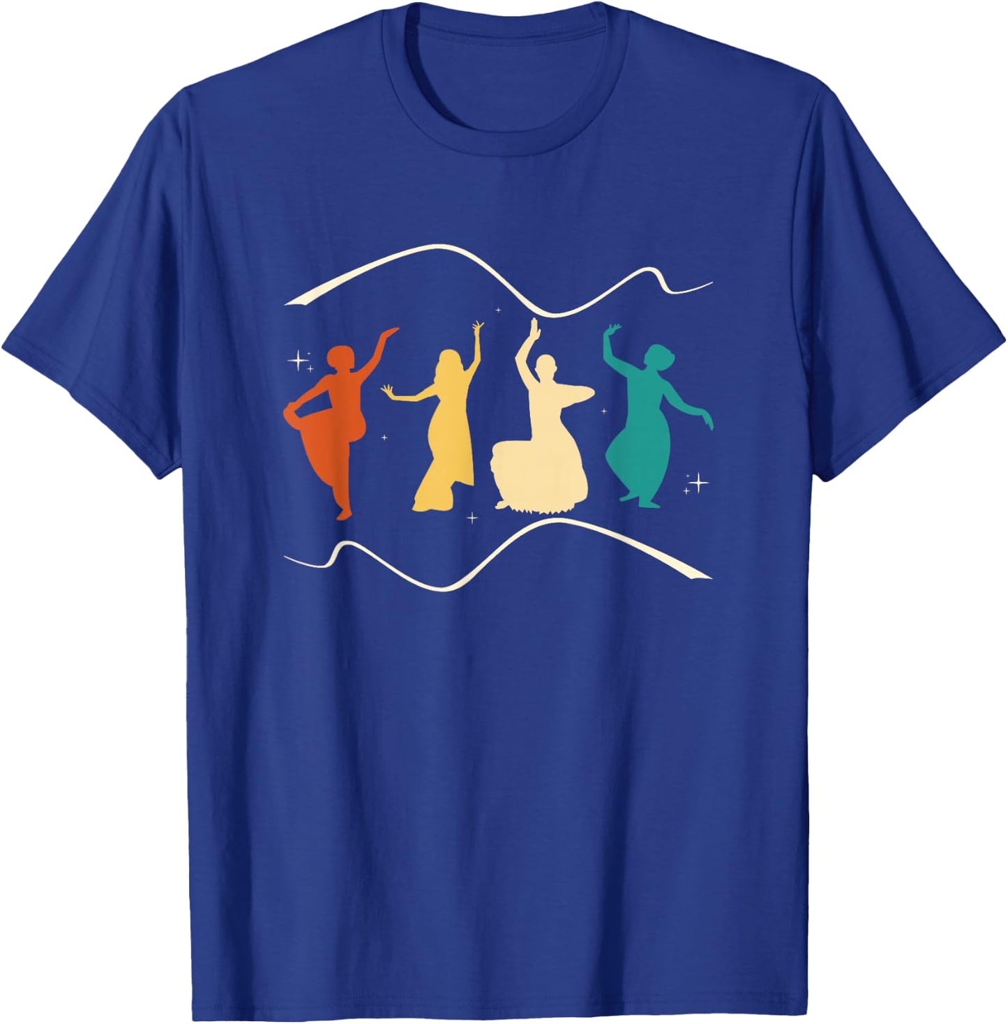 Indian Dance Design for a Bharatanatyam Dancer T-Shirt - T-Shirt | Royal