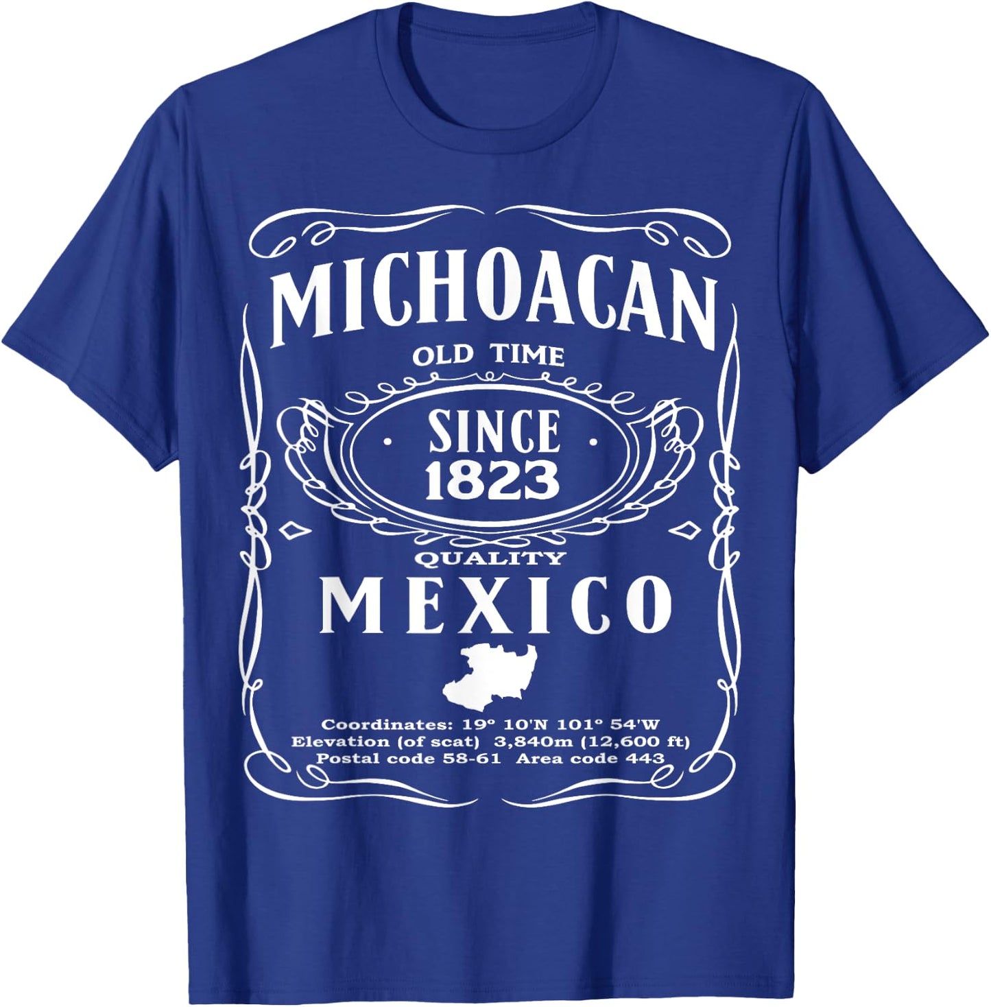Michoacan Mexico Souvenir Michoacano Morelia Michoacanas T-Shirt - T-Shirt | Royal