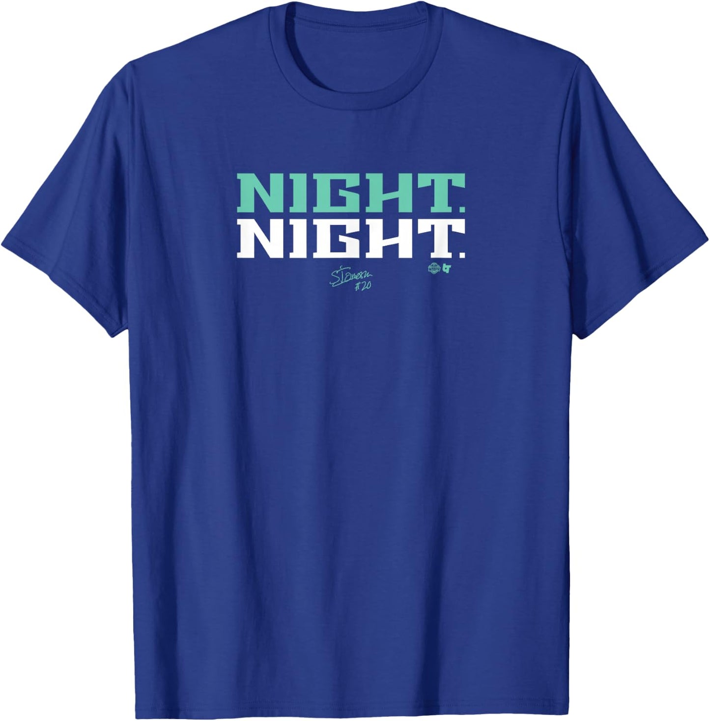 Sabrina Ionescu: Night Night - New York Basketball T-Shirt - T-Shirt | Royal