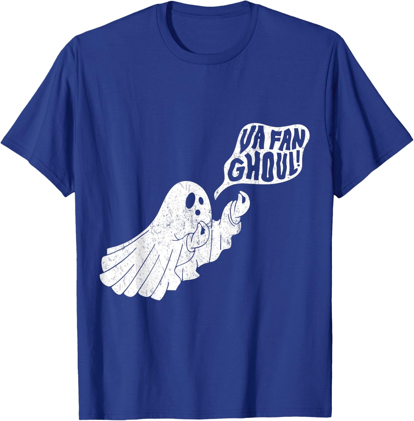 VA Fan Ghoul Funny Italian Ghost Halloween T-Shirt - T-Shirt | Royal