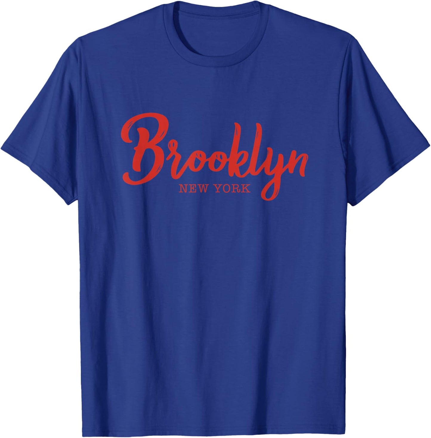 Brooklyn New York Retro Red T-Shirt - T-Shirt | Royal