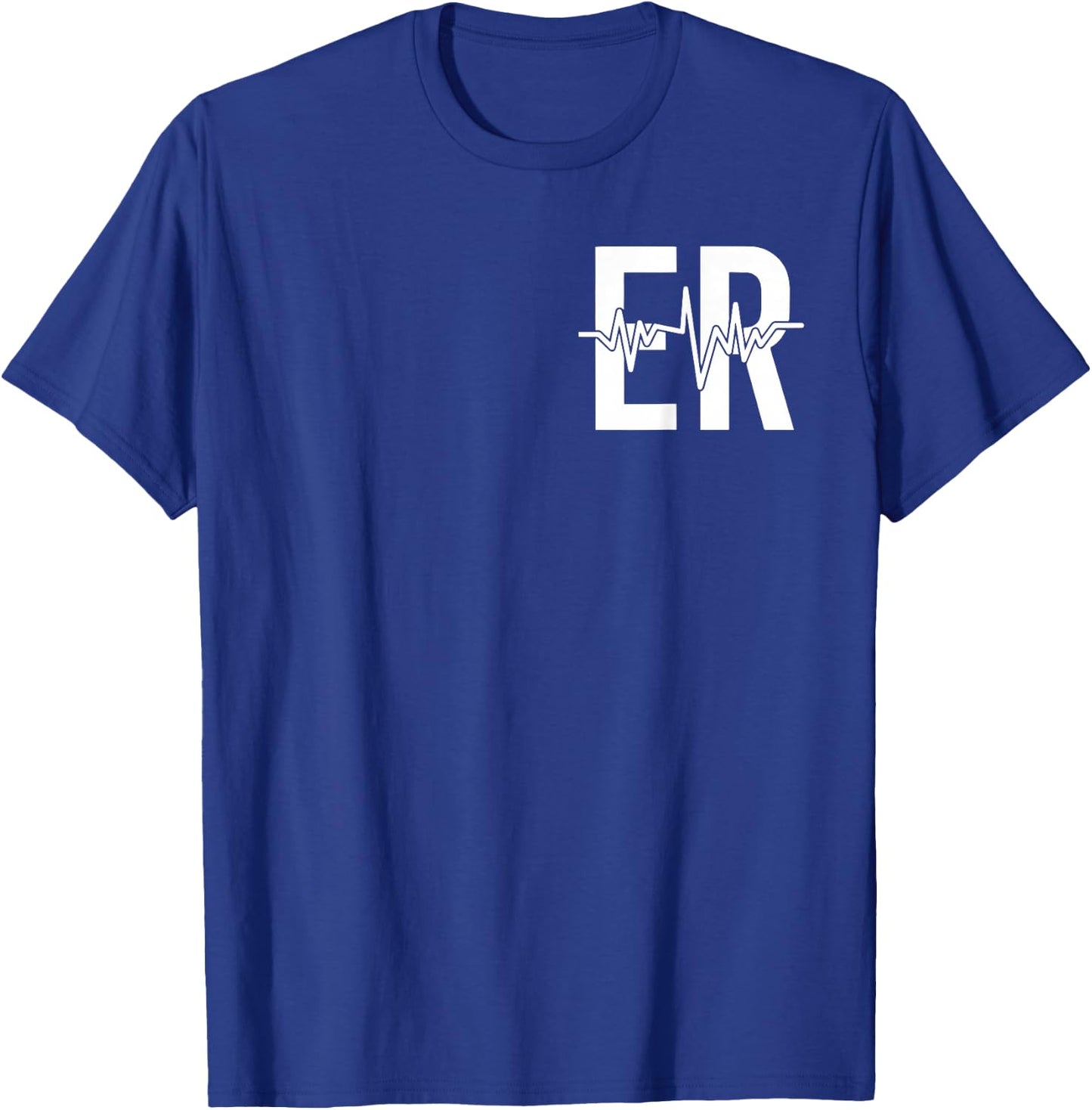 Emergency Department ER Nurse front + back Emergency Room T-Shirt - T-Shirt | Royal