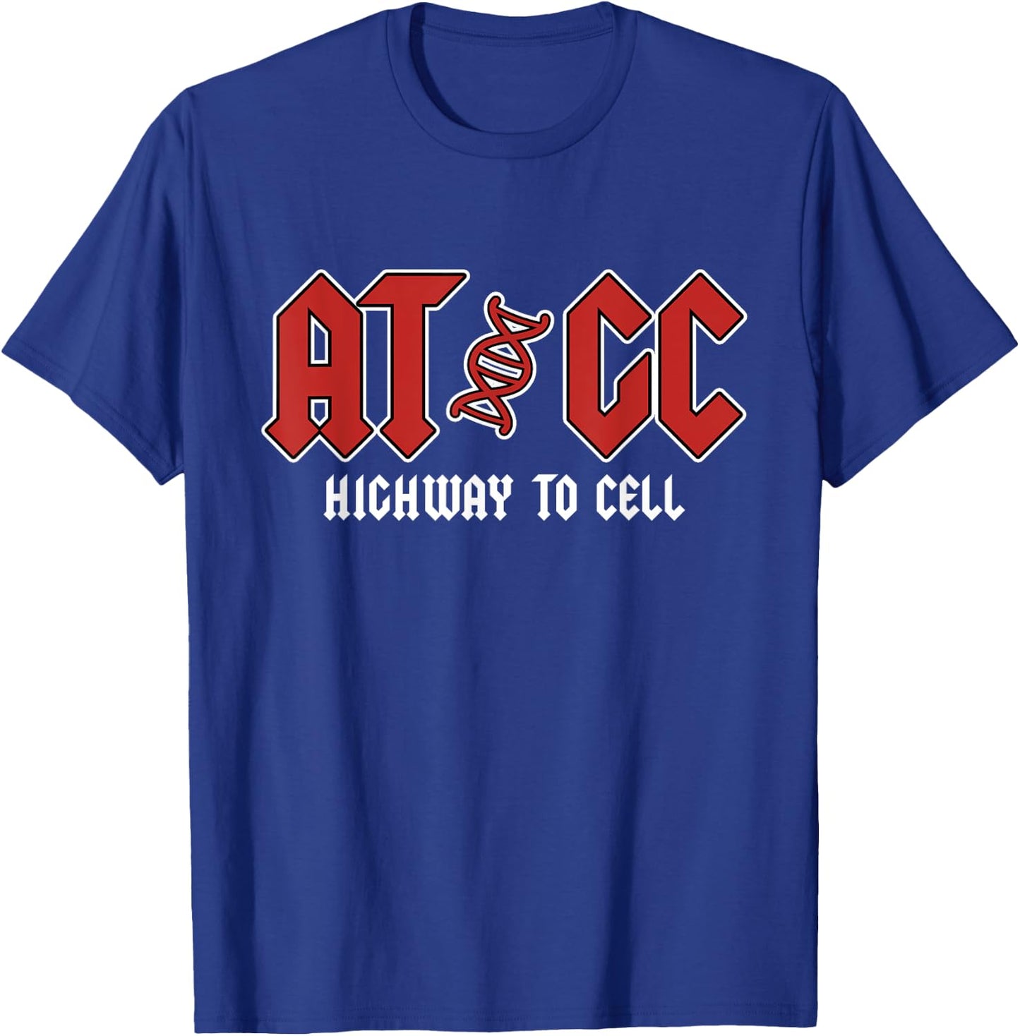 at/GC - Funny Teacher Student Biology T-Shirt - T-Shirt | Royal