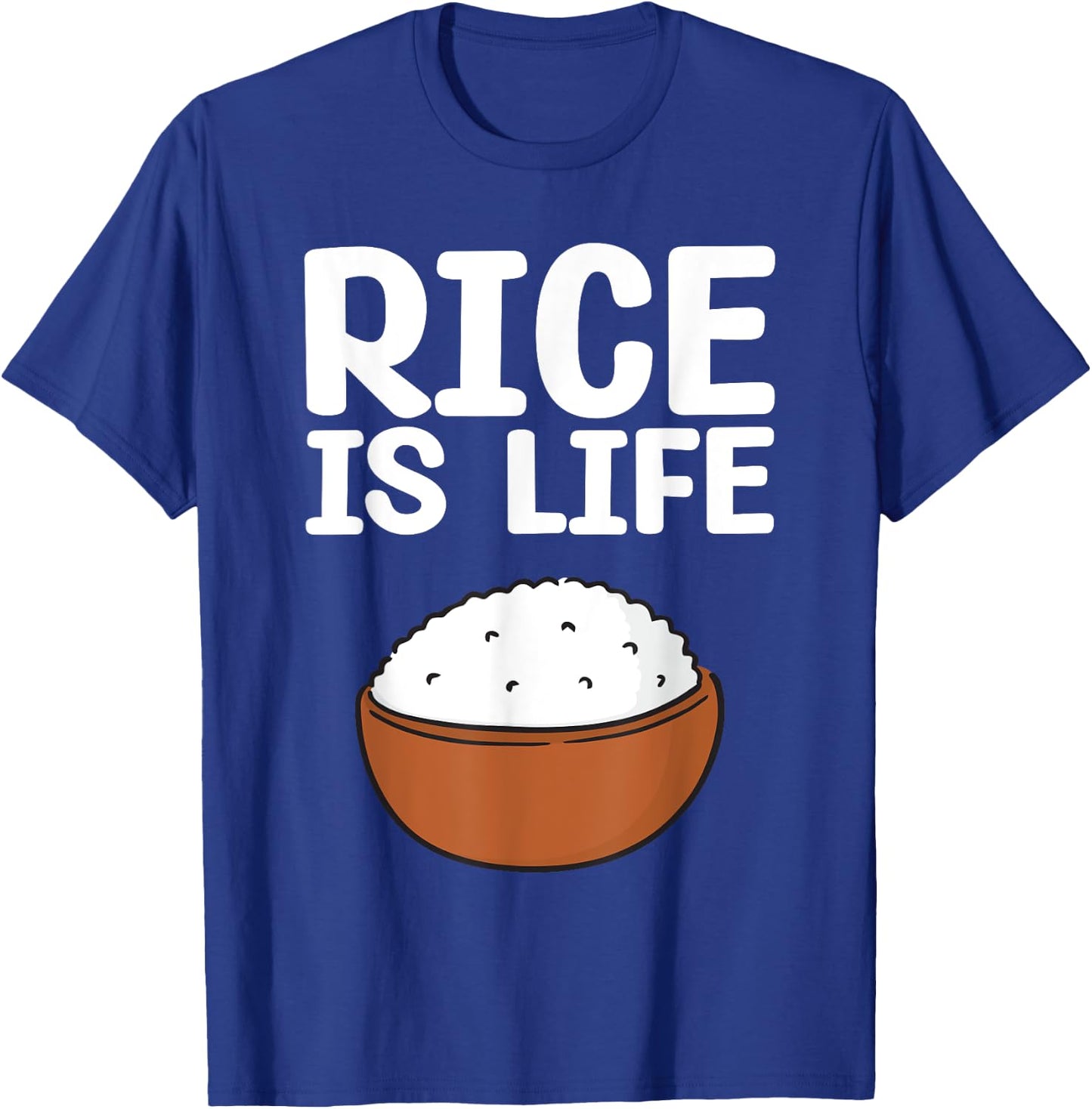 Cool Rice Design Women White Food Cooker Rice Lover T-Shirt - T-Shirt | Royal