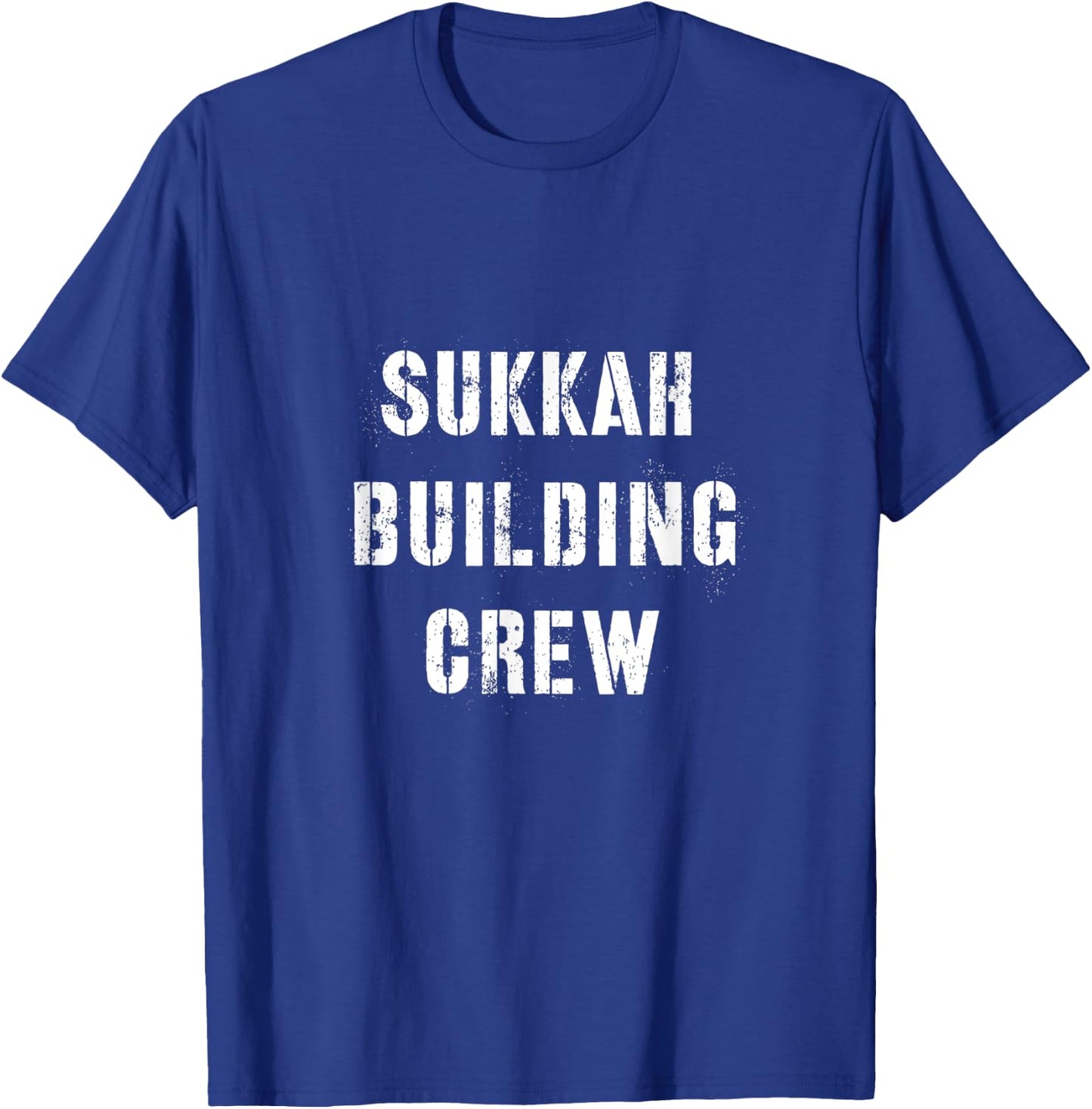 Sukkah Building Crew Sukkot Jewish Holiday Lulav Shofar T-Shirt - T-Shirt | Royal