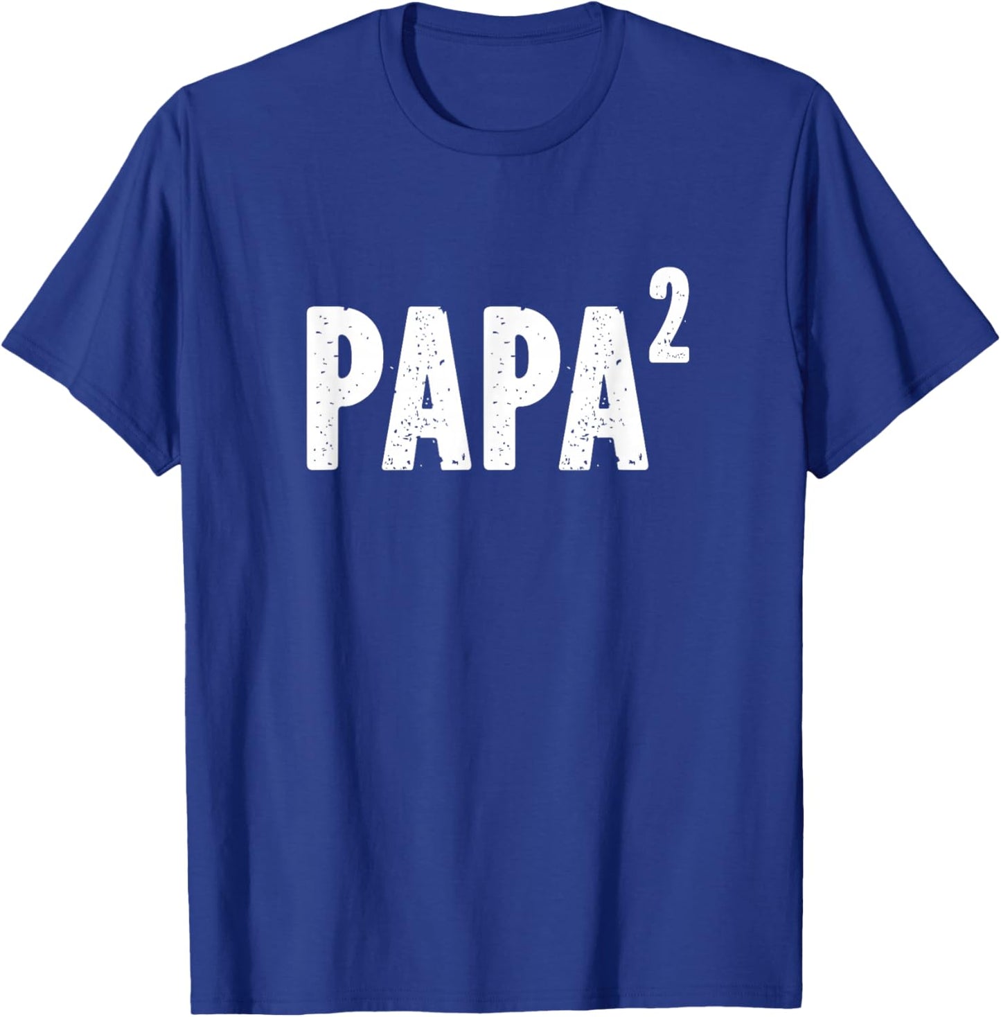 Papa 2 Papa Squared for Grandpa from Granddaughter Grandson T-Shirt - T-Shirt | Royal