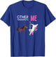 Other Therapists Me Unicorn Wine Lover Design T-Shirt - T-Shirt | Royal