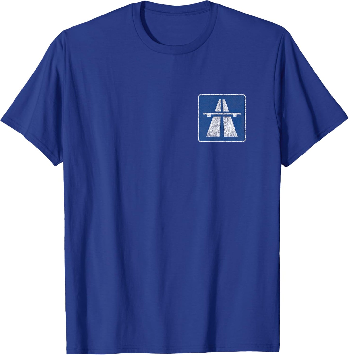 Germany Autobahn Sign Bundesautobahn No Limits T-Shirt - T-Shirt | Royal