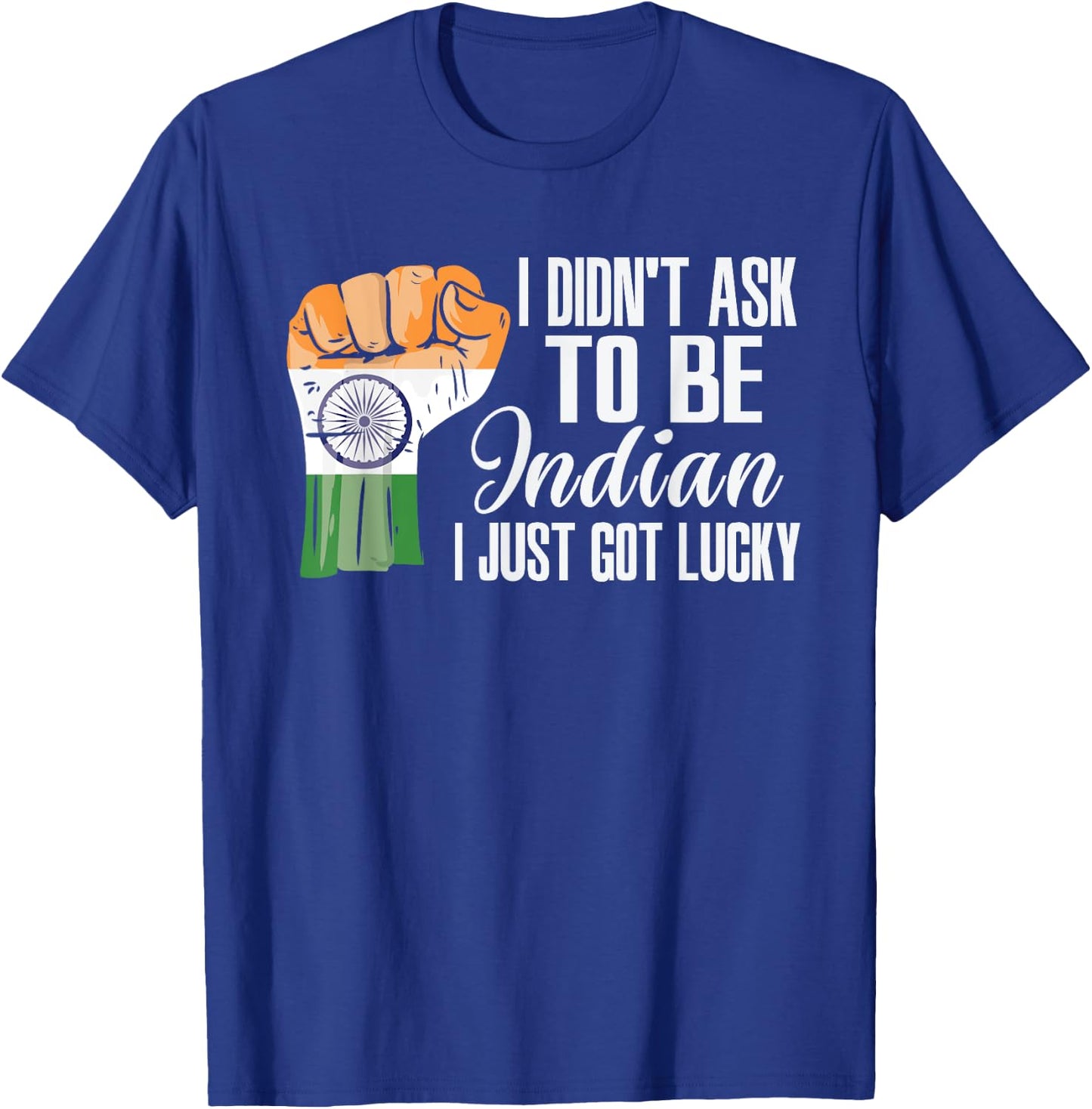 Indian India Flag Grown Indian Roots Indian Patriot T-Shirt - T-Shirt | Royal