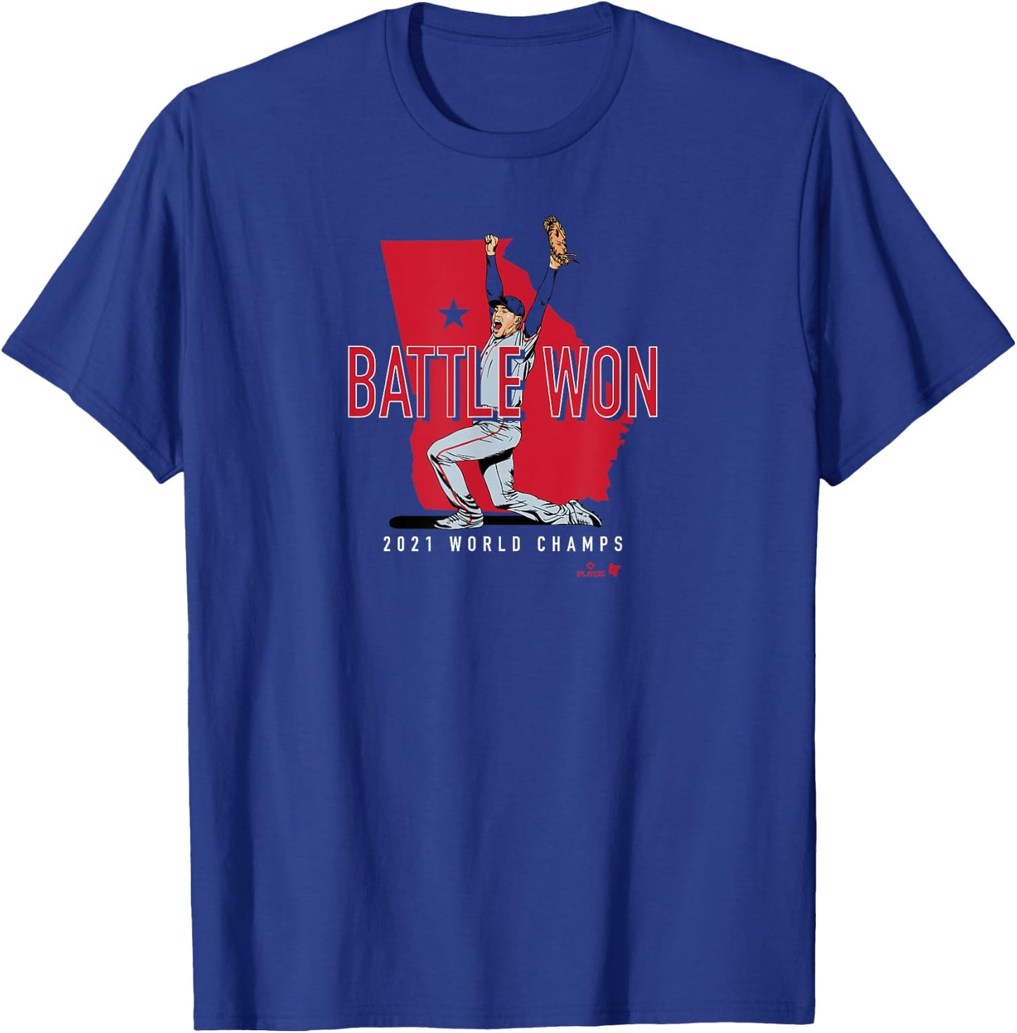 Officially Licensed Freeman - Freddie Freeman: Battle Won T-Shirt - T-Shirt | Royal
