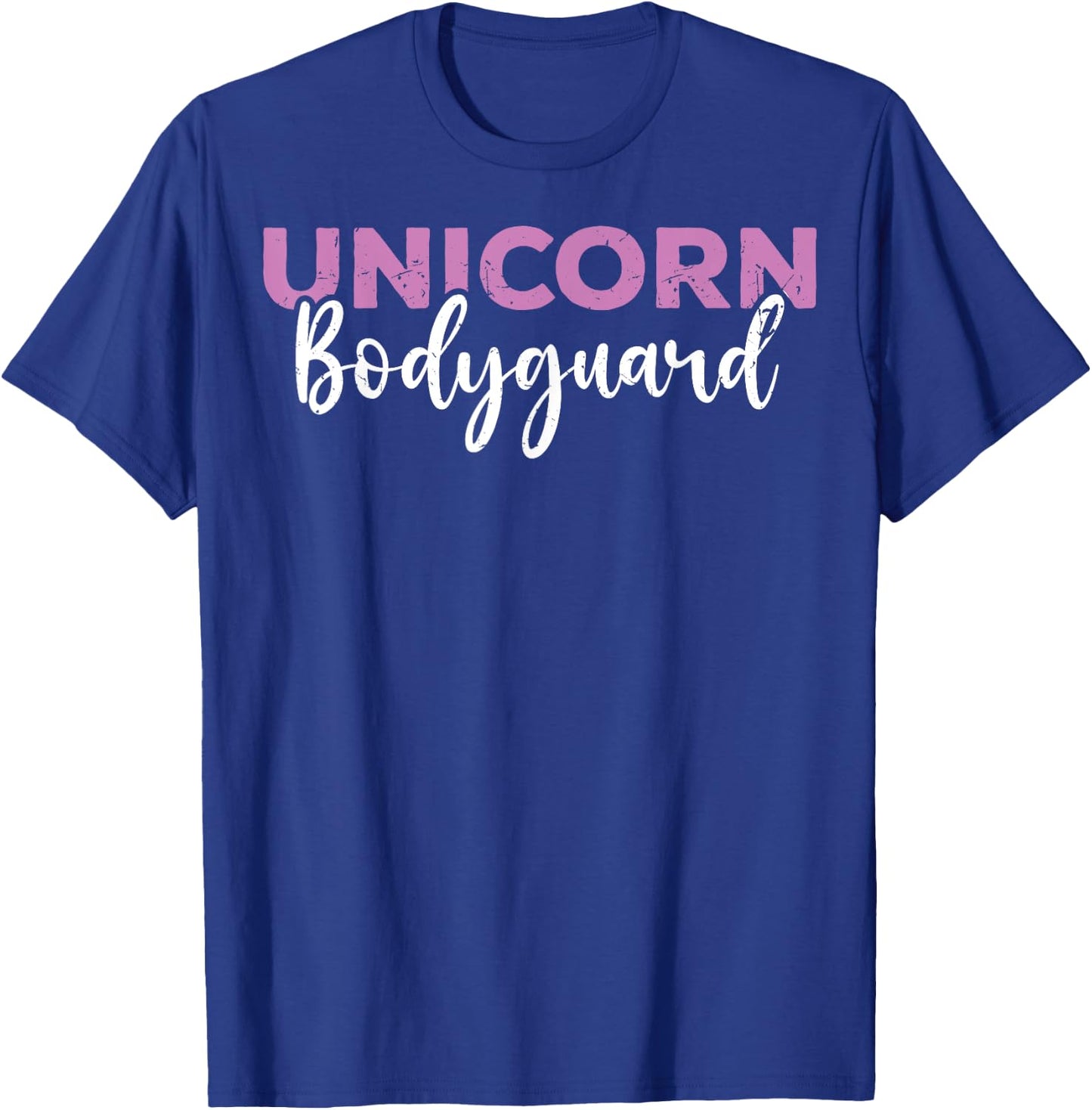 Costume Dad Funny Unicorn Bodyguard Unicorn Security Men T-Shirt - T-Shirt | Royal