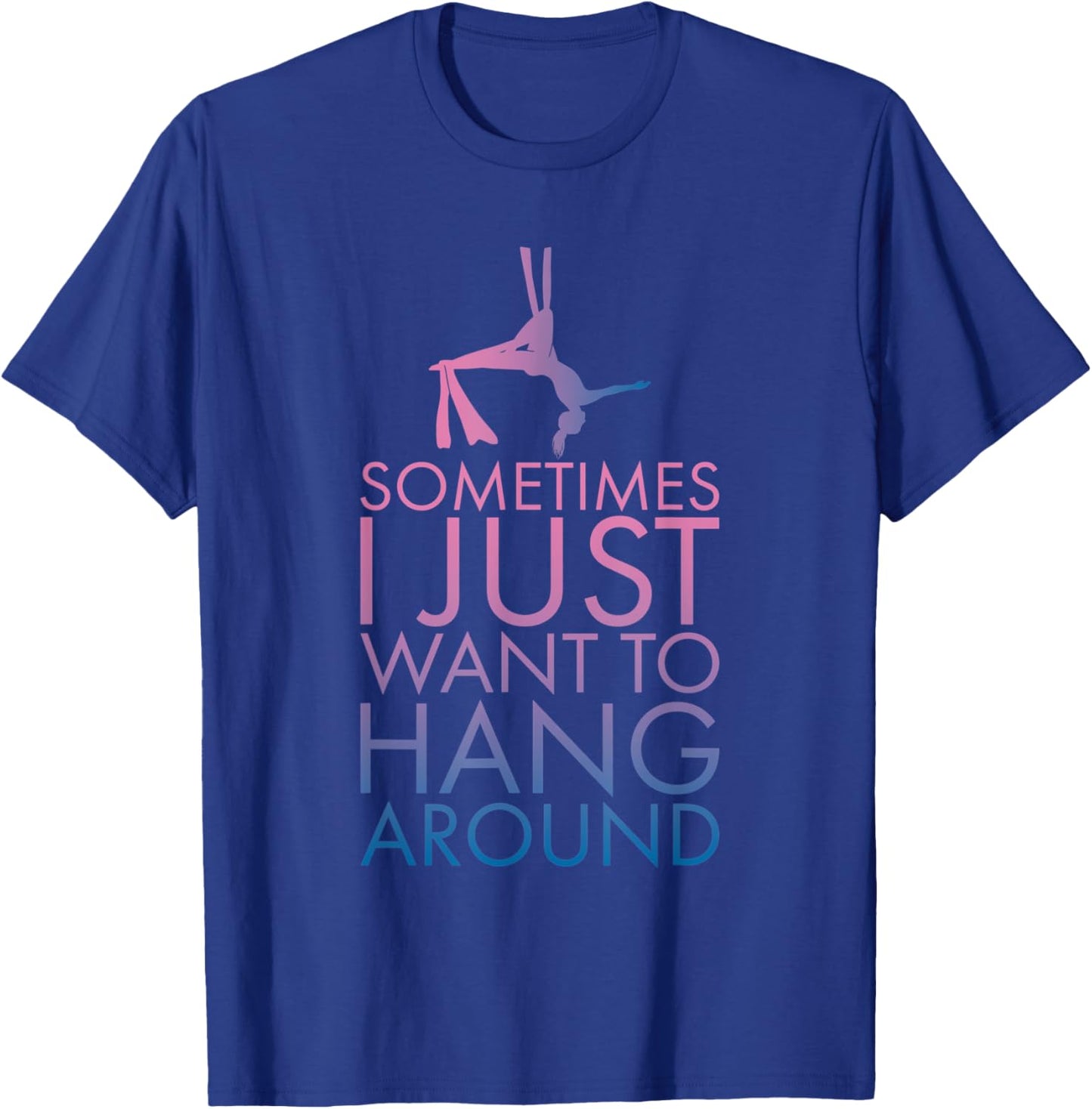 Aerialist | Aerial Yoga Performer | Silk Acrobatics T-Shirt - T-Shirt | Royal