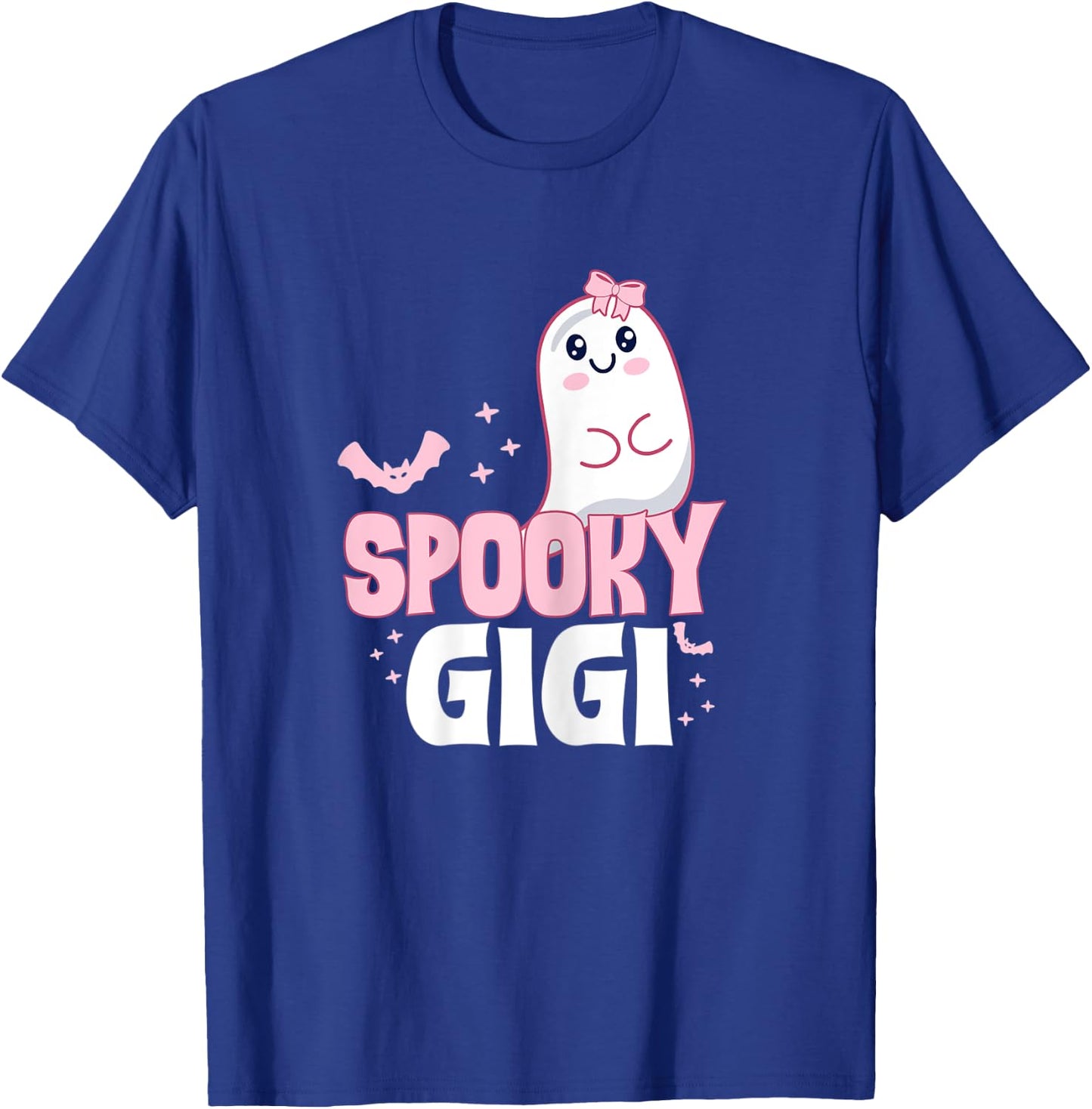 Spooky Gigi Family Cute Pink White Ghost Boo Halloween Nana T-Shirt - T-Shirt | Royal