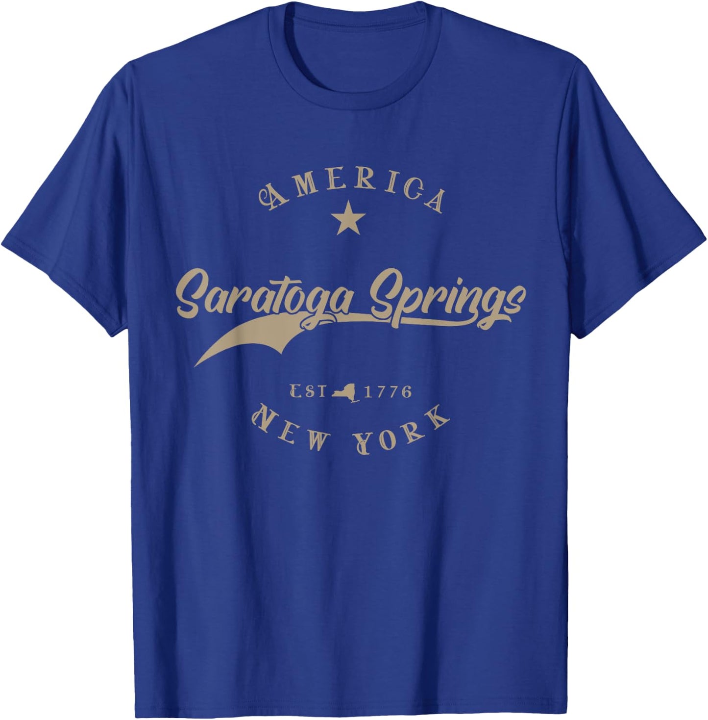 Saratoga Springs | New York T-Shirt - T-Shirt | Royal