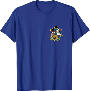 Disney Mickey Mouse Football Shield Sports T-Shirt - T-Shirt | Royal